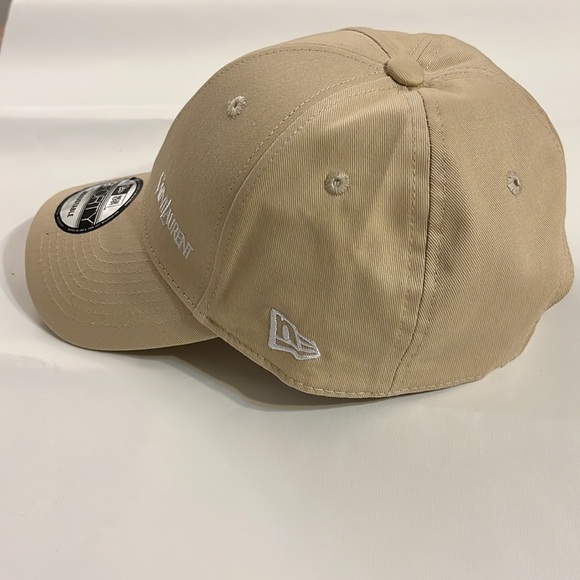 NEW ERA SAINT LAURENT CAP LOGO COTTON BEIGE - Picture 3 of 7